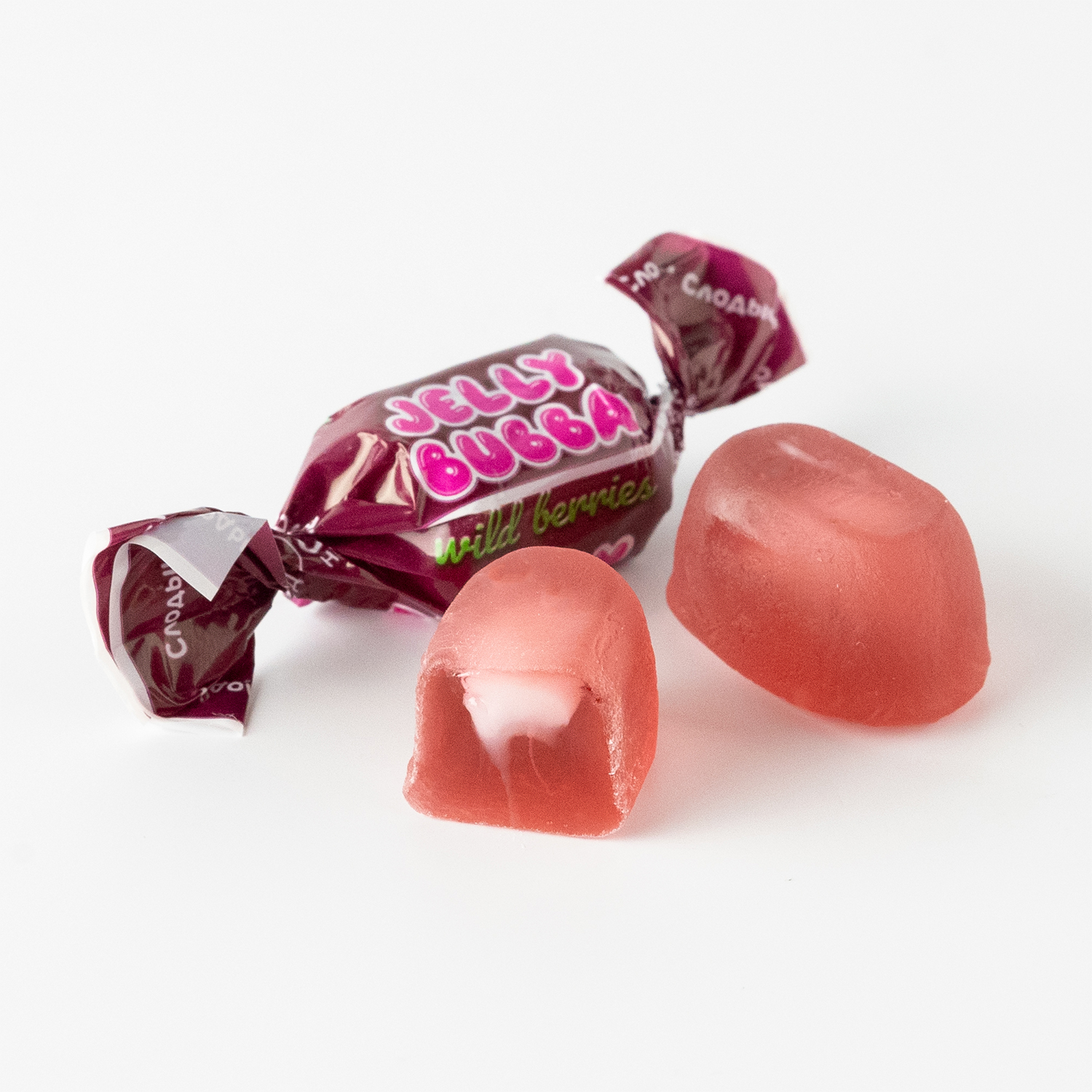 Jelly candies with forest berry flavor
