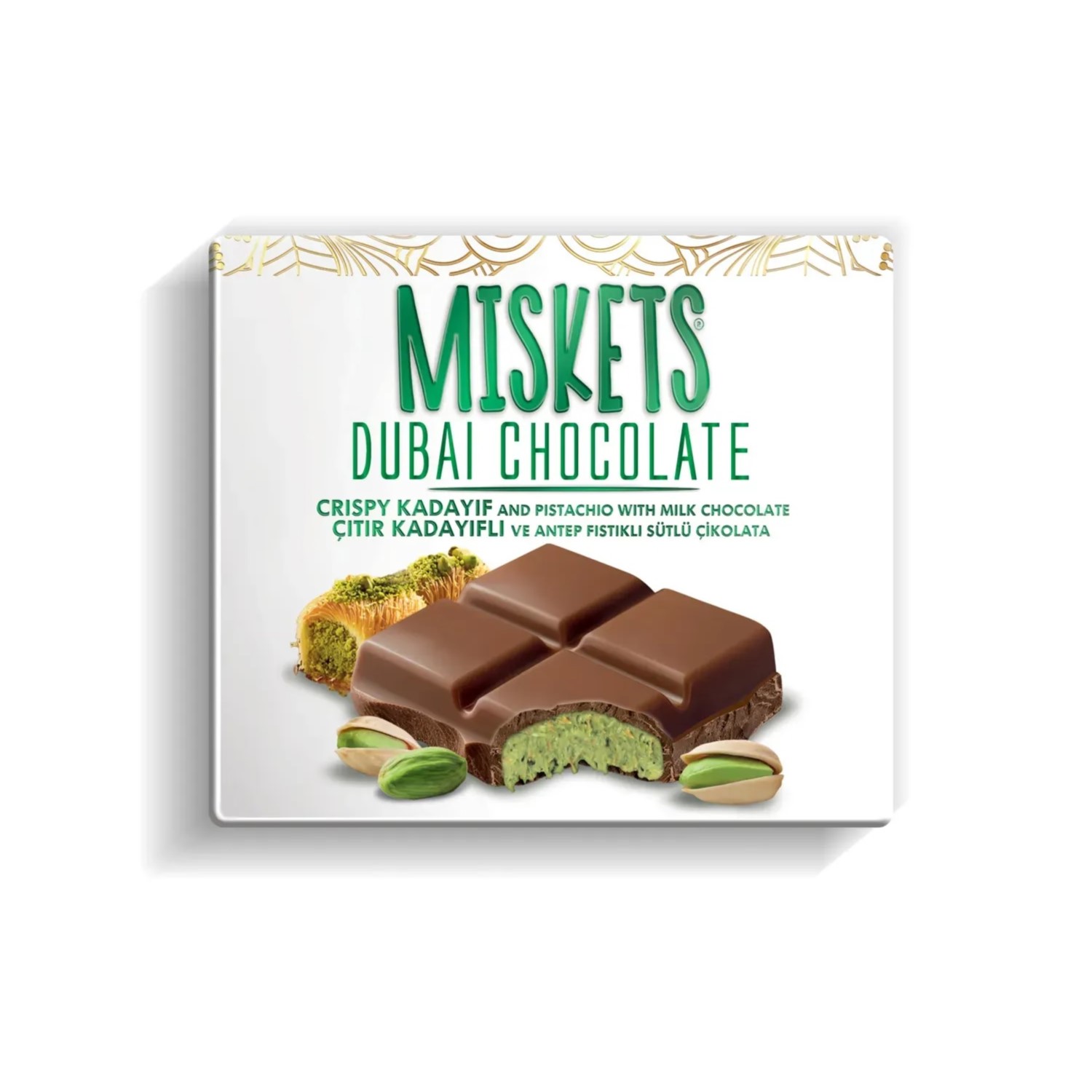 Ciocolată cu lapte "DUBAI CHOCOLATE" 100GR
