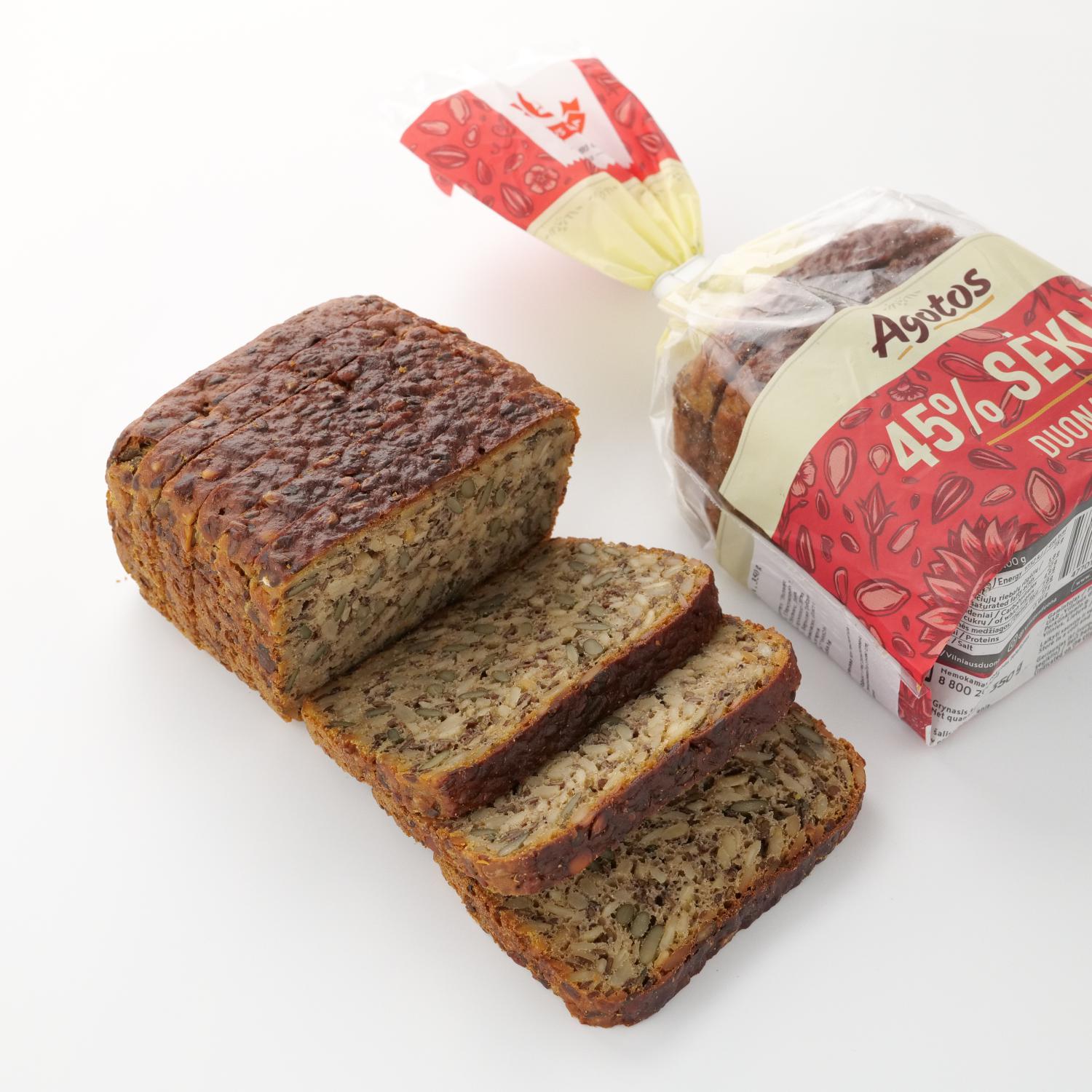 Bread Black Agotos 45% Seeds
