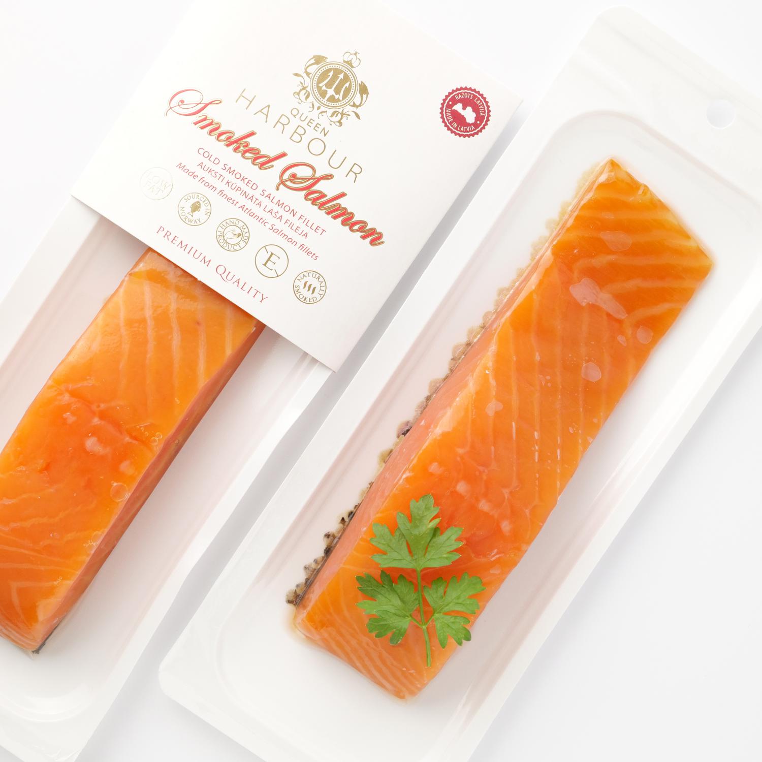 Cold Smoked Salmon Fillet In Vacuum Queen Harbour