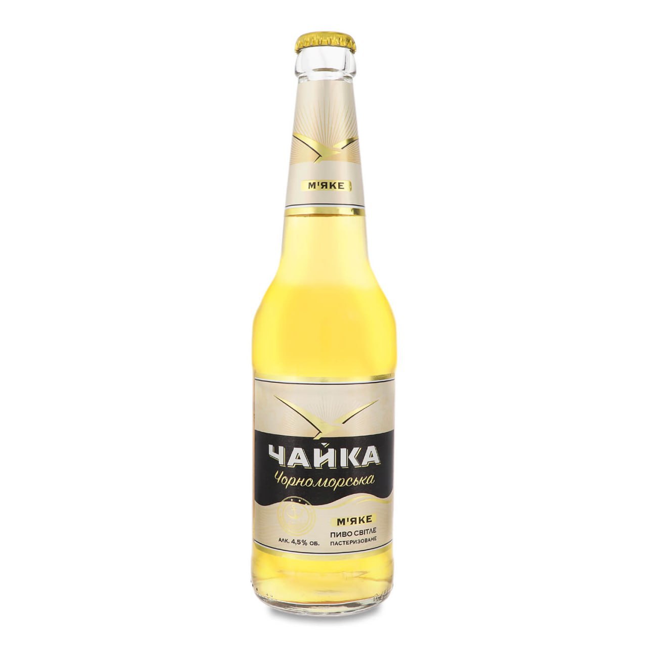 Bere blondă "CHAIKA CERNOMORSKA" 0.45L PPB