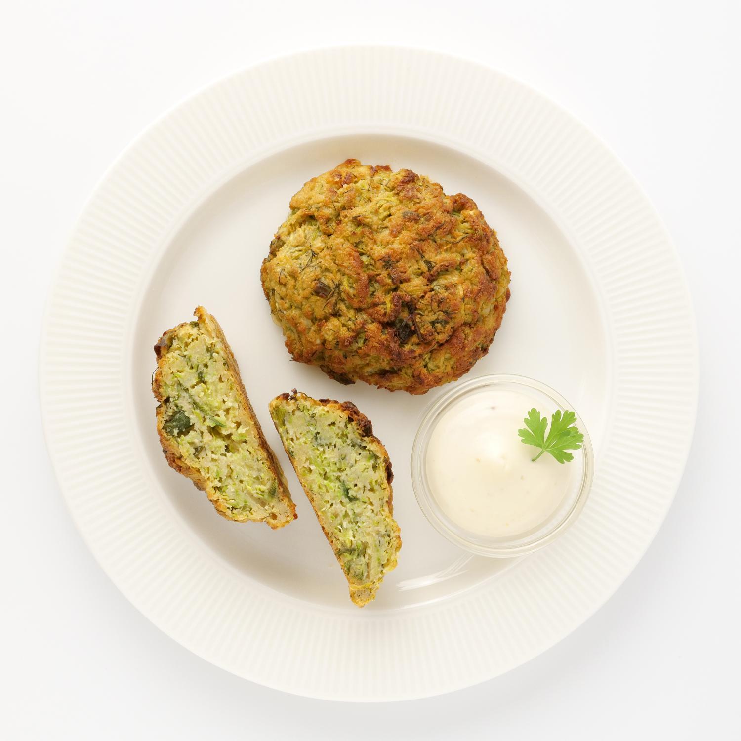 Zucchini cutlet