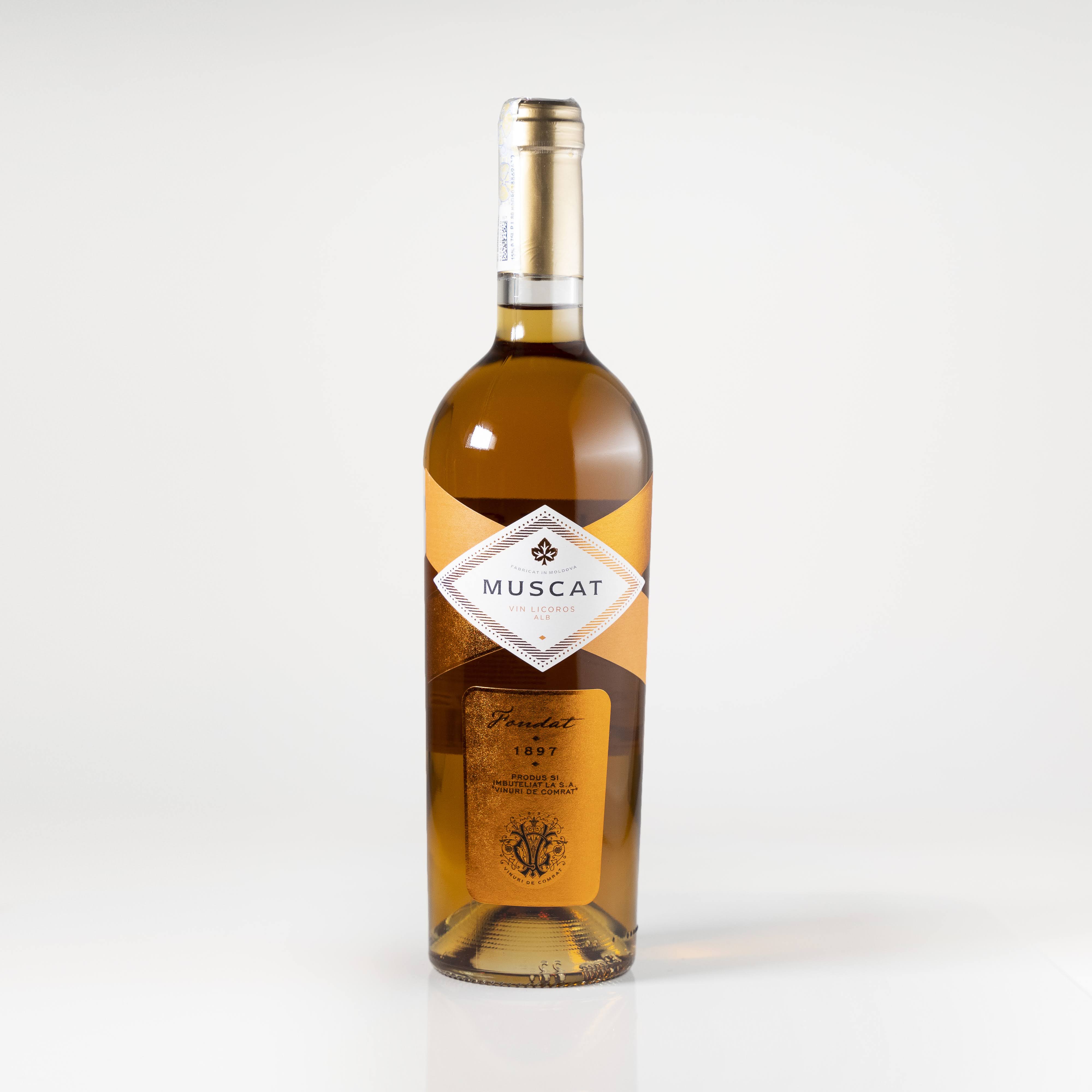 Vin Muscat Comrat alb dulce 
